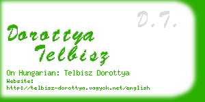 dorottya telbisz business card